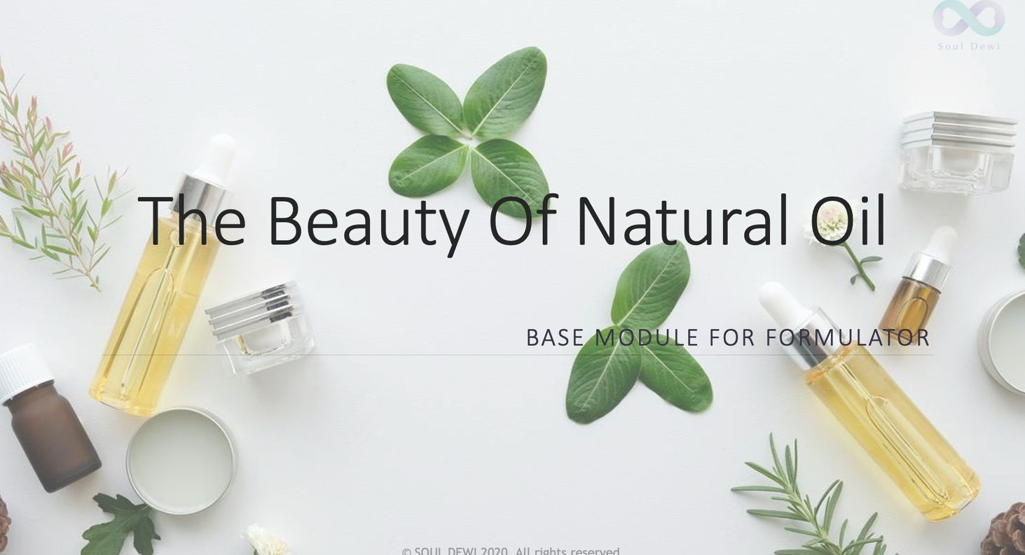 Beauty Natural Oils Self Paced